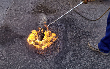 Dimple flat roofing repairs